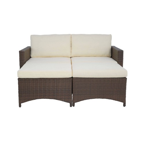 4pc Studio Shine Collection Patio Chair with Ottoman – W Unlimited For Sale