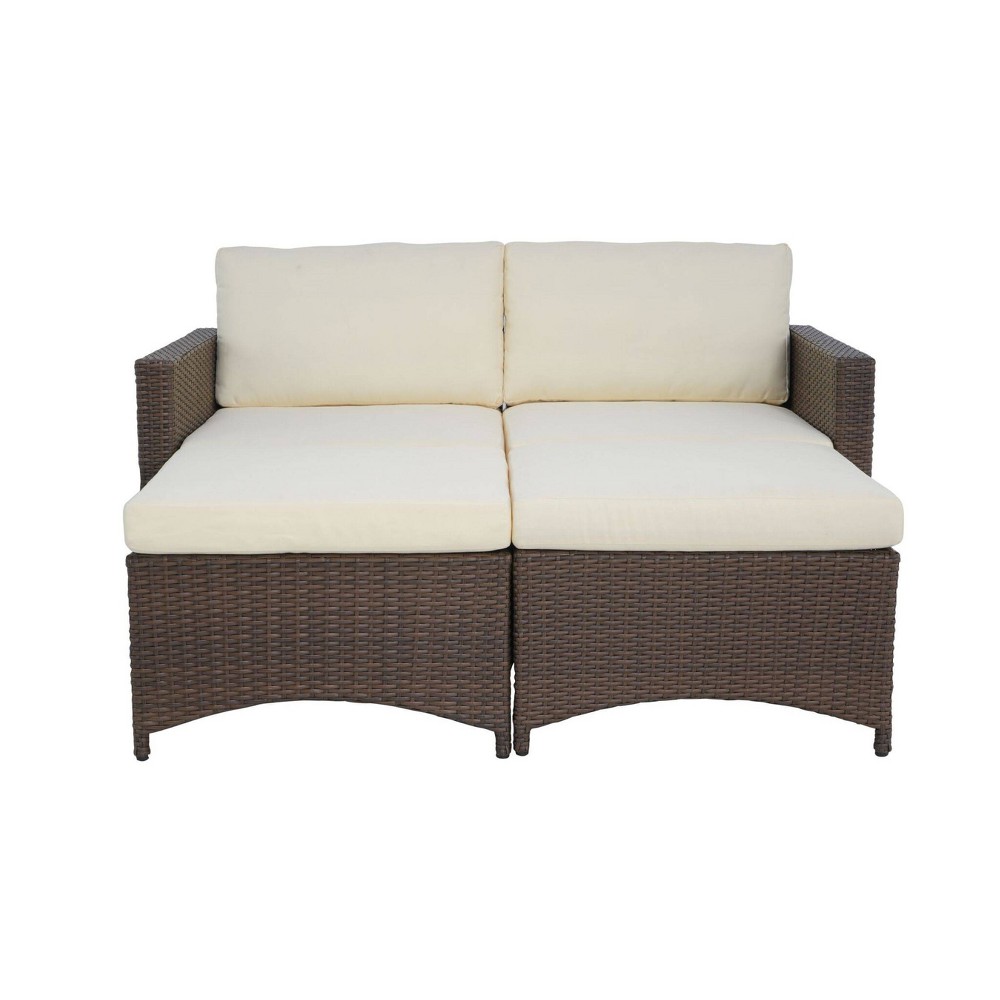 4pc Studio Shine Collection Patio Chair with Ottoman W Unlimited