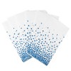 Unique Bargains Disposable Plastic Rectangle Printed Gold Domes Dining Parties Table Covers 6 Pcs - 2 of 4