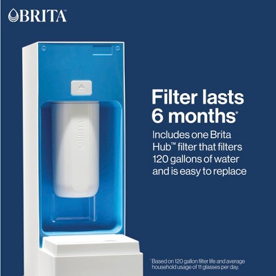 Brita Hub Compact White Countertop Water Filtration System
