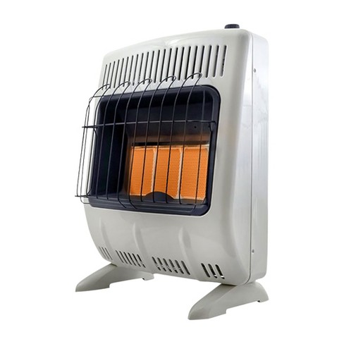 Mr. Heater 18000 Btu Vent Free Radiant 20# Propane 700 Sq Ft Indoor Outdoor Space  Heater For Home, Office, Or Garage, Thermostat W/ Automatic Shutoff : Target