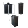 Whizmax 3x5ft Outdoor Garden Storage Shed -Waterproof Sturdy Structure -Detachable Design Storage Cabinet -Outdoor Storing Tools - 2 of 4