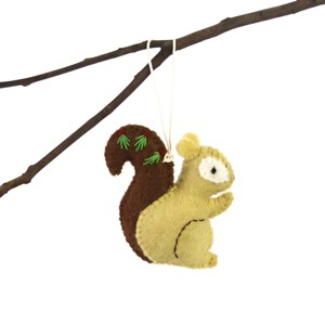Slickblue Wool Felt Christmas Ornaments – Handcrafted in 15 Different Design Options Like Owl, Elf, and Snowman - 1 of 1