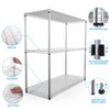 NicBex 47.20" 3-Tier Bookshelf with Adjustable Metal Shelves Bookcases for Living Room Home Office - 4 of 4