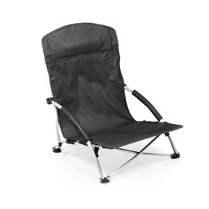 Oniva 2pc Tranquility Outdoor Portable Beach Chair with Carry Bag - Black - 1 of 4
