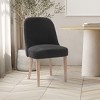 WestinTrends Mid-Century Modern Upholstered Boucle Dining Chair - 2 of 4