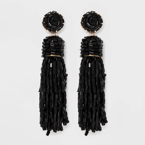 Target shop black earrings