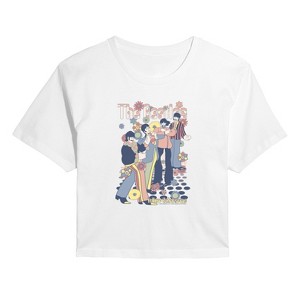 Women's - The Beatles - Beatles Yellow Cropped Graphic T-Shirt - 1 of 4