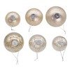 Kurt Adler 60-80MM Shiny and Matter Platinum Mercury Glass Balls, 20-Piece Set - 3 of 4