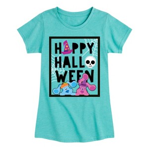 Girls' - Blue's Clues & You! - Happy Halloween Fitted Short Sleeve Graphic T-Shirt - 1 of 4