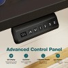 Black Adjustable Height Desk With Features An Led Display And Less Than 055Db,Unit For Living Room/Bedroom /Home /Office-Cuddlewood - 4 of 4