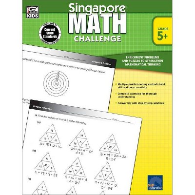 Singapore Math Challenge, Grades 5 - 8 - (Paperback)