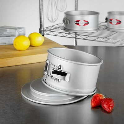 6.5" Silver Anodized Aluminum Non-Stick Springform Pan