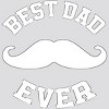 Men's Design By Humans Best Dad Ever Mustache By sukhendu12 Tank Top - 2 of 2