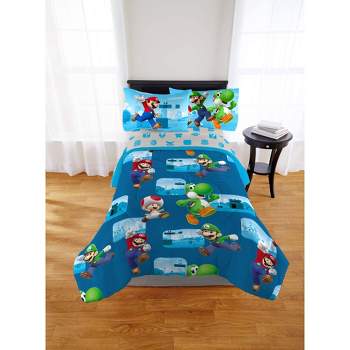 Twin Game Play Super Mario Bed in a Bag