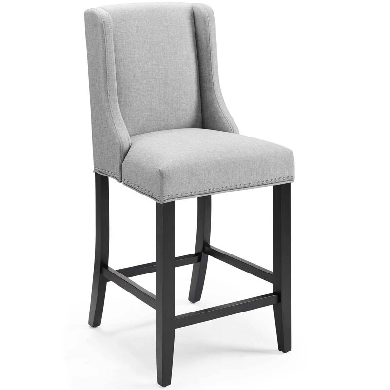 Set of 2 Baron Counter Height Barstool Upholstered Fabric - Modway, 3 of 9