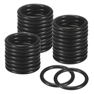 Unique Bargains Plastic Durable Multipurpose DTY Design Macrame And Knotting Supplies O Rings 30 Pcs - 1 of 4
