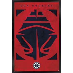 Trends International NBA Los Angeles Clippers - Logo 25 Framed Wall Poster Prints - 1 of 4