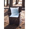 RightSide Designs Fan Palm Pillow-White - 3 of 3