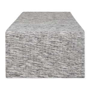 Design Imports Off-White Tonal Recycled Cotton Slubby Rib Table Runner - 1 of 4