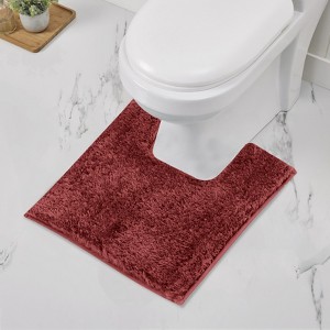 Haven Collection Bathroom Rug 100% Polyester Tufted Bath Mat, Non-Slip TP Rubber Backing, Machine Washable Bath Rug - 1 of 2