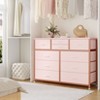 Dresser with 10 Fabric Drawers, Entertainment Center for 50 Inch Television, Media Console Table with Storage, Living Room Furniture - 2 of 4