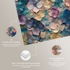 Art Remedy Jewel Flowers Colorful buterfly and flowers wall art Unframed - 4 of 4