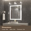Keonjinn LED Front Light Bathroom Vanity Wall Mirror, Anti-Fog, Dimmable - 2 of 4