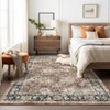 Oriental Machine Washable Rug Ultra Soft Rug for Living Room Low Pile Foldable Thin Non Slip Carpet - 4 of 4