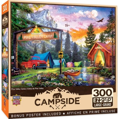 MasterPieces 300 Piece EZ Grip Jigsaw Puzzle - Pine Valley Camp - 18