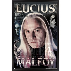 Trends International The Wizarding World: Harry Potter - Lucius Malfoy Framed Wall Poster Prints - 1 of 4