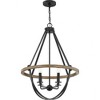 Quoizel Lighting Bartlett 4 - Light Pendant in  Earth Black - 3 of 3