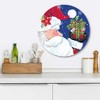 Merry Christmas Cardinals Circular Wood Dècor - 2 of 2