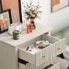 Bella Depot Fluted Wooden 5 Drawers Dresser for Bedroom - 2 of 4
