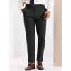 INSPIRE CHIC Men's Slim Fit Solid Flat Front Pants - 2 of 4
