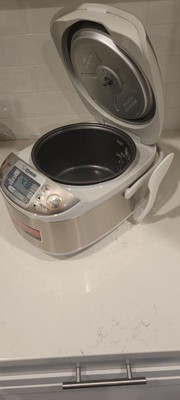 ZOJIRUSHI 【Low Price Guarantee】Micom Rice Cooker Warmer with Steaming Basket  1L, 5.5 Cups, NS-TSC10, 120 Volts 