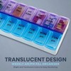 MEDca Pill Organizers: Small Organizer w/ Weekly and Daily 2-Times/Day Compartments for AM / PM: BPA-Free, Portable and Travel Boxes Case - 2 of 4
