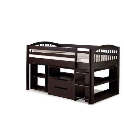 target loft bed with desk