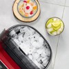 Costway Countertop Ice Maker 26.5lbs/Day Self-Cleaning Machine w/ Flip lid White\Black\Red - 3 of 4