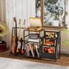MOEPISY Record Player Stand, 3 Tier Guitar Stand for Acoustic, Electric Guitar, Bass Stand - 3 of 4