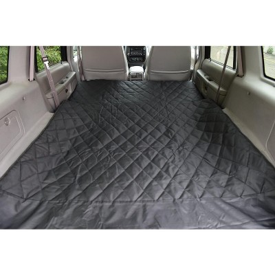 Large Black Waterproof Dog Cargo Liner with Non-Slip Backing