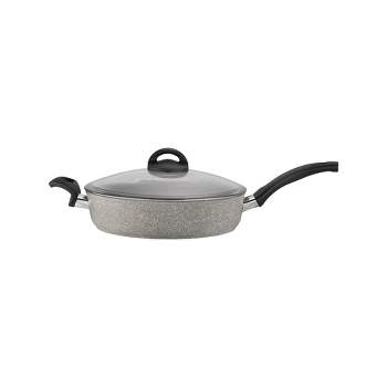 BALLARINI Parma by HENCKELS Forged Aluminum Nonstick Saute Pan with Lid, Made in Italy