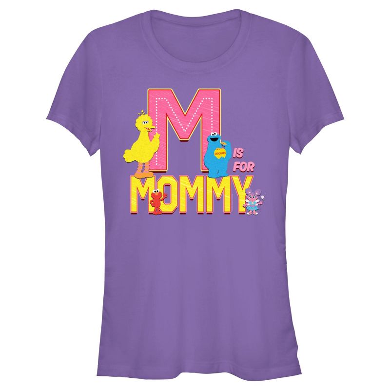 Junior's Sesame Street M Is for Mommy T-Shirt, 1 of 5