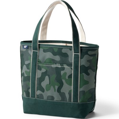 Lands' End Open Top Canvas Tote Bag