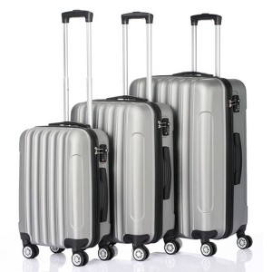 Karl Home 3in1 Multifunctional Large Capacity Traveling Storage Suitcase Luggage Set Grey - 1 of 4