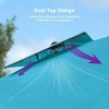 PURPLE LEAF 9' X 11' Patio Umbrella Outdoor Rectangle Umbrella Silvery Cantilever Outdoor Umbrella for Garden Deck Pool Patio - 3 of 4