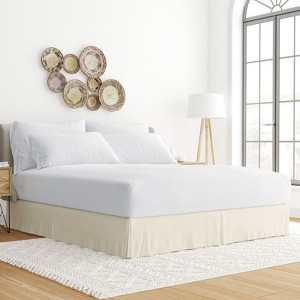 Premium Pleated Dust Ruffle Bed Skirt - Easy Fit - Becky Cameron - 1 of 4