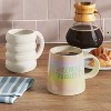 16oz Stoneware Low Key Thriving Mug - Room Essentials™: Coffee Cup, Microwave & Dishwasher Safe Drinkware - image 2 of 3