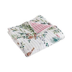 Winterberry Forest Quilted Throw - Levtex Home - 1 of 4