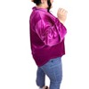 Women's Long Sleeve Buttoned Velvet Top - Jodifl - 2 of 4